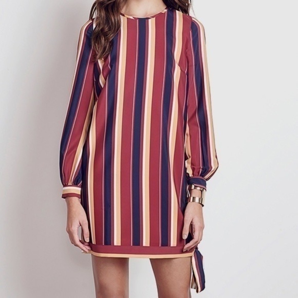 Ali & Jay Hopeaolic Shift Striped Dress